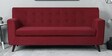 Analia Fabric 3 Seater Sofa In Garnet Red Colour