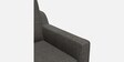 Candour Fabric 3 Seater Sofa In Grey Colour