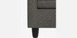 Candour Fabric 3 Seater Sofa In Grey Colour