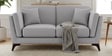 Candy Fabric 2 Seater Sofa in Dim Grey Color