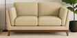 Candy Fabric 2 Seater Sofa in Cotton Beigen Color