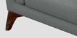 Candy Fabric 2 Seater Sofa in Nimbus Grey Color