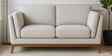 Candy Fabric 2 Seater Sofa in Pearl White Color