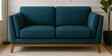 Candy Fabric 2 Seater Sofa in Sea Blue Color