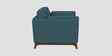 Candy Fabric 2 Seater Sofa in Sea Blue Color