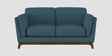 Candy Fabric 2 Seater Sofa in Sea Blue Color