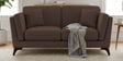 Candy Fabric 2 Seater Sofa in Beaver Brown Color