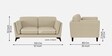 Candy Fabric 2 Seater Sofa in Cotton Beigen Color