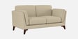 Candy Fabric 2 Seater Sofa in Cotton Beigen Color