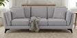 Candy Fabric 3 Seater Sofa in Dim Grey Color