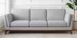 Candy Fabric 3 Seater Sofa in Dim Grey Color