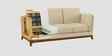 Candy Fabric 3 Seater Sofa in Dim Grey Color