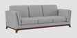 Candy Fabric 3 Seater Sofa in Dim Grey Color