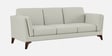 Candy Fabric 3 Seater Sofa in Pearl White Color