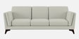 Candy Fabric 3 Seater Sofa in Pearl White Color