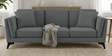 Candy Fabric 3 Seater Sofa in Nimbus Grey Color