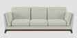 Candy Fabric 3 Seater Sofa in Pearl White Color