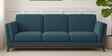 Candy Fabric 3 Seater Sofa in Sea Blue Color