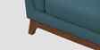 Candy Fabric 3 Seater Sofa in Sea Blue Color