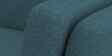 Candy Fabric 3 Seater Sofa in Sea Blue Color