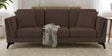 Candy Fabric 3 Seater Sofa in Beaver Brown Color