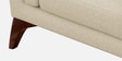 Candy Fabric 3 Seater Sofa in Cotton Beigen Color