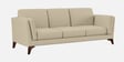 Candy Fabric 3 Seater Sofa in Cotton Beigen Color