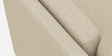 Candy Fabric 3 Seater Sofa in Cotton Beigen Color