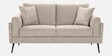 Cannes Fabric 2 Seater Sofa in Beige Colour