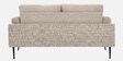 Cannes Fabric 2 Seater Sofa in Beige Colour