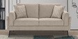 Cannes Fabric 2 Seater Sofa in Beige Colour