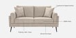 Cannes Fabric 2 Seater Sofa in Beige Colour