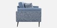Cannes Fabric 2 Seater Sofa in Blue Colour