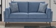 Cannes Fabric 2 Seater Sofa in Blue Colour