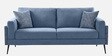 Cannes Fabric 3 Seater Sofa in Blue Colour