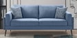 Cannes Fabric 3 Seater Sofa in Blue Colour