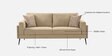 Cannes Fabric 3 Seater Sofa in Cream Colour Cannes Fabric 3 Seater Sofa in Cream Colour