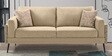 Cannes Fabric 3 Seater Sofa in Cream Colour Cannes Fabric 3 Seater Sofa in Cream Colour