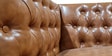 Cannott Leatherette 3 Seater Sofa in Caramel Brown