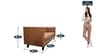 Cannott Leatherette 3 Seater Sofa in Caramel Brown