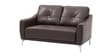 Canyon Half Leather 2 Seater Sofa In Brown Colour