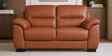 Canyon Leather 2 Seater Sofa Set In Brown Colour