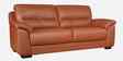 Canyon Leather 3 Seater Sofa In Brown Colour