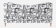 Capri Abstract Linear 3 Seater Upholstered Sofa 