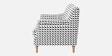  Classic Houndstooth 2 Seater Upholstered Sofa In White And Black Colour