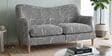  Urban Maze 2 Seater Upholstered Sofa In White And Black Colour