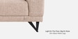 Capria 3 Seater Sofa In Brown Colour 