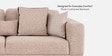 Capria 3 Seater Sofa In Brown Colour 