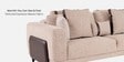 Capria 3 Seater Sofa In Brown Colour 