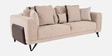 Capria 3 Seater Sofa In Brown Colour 